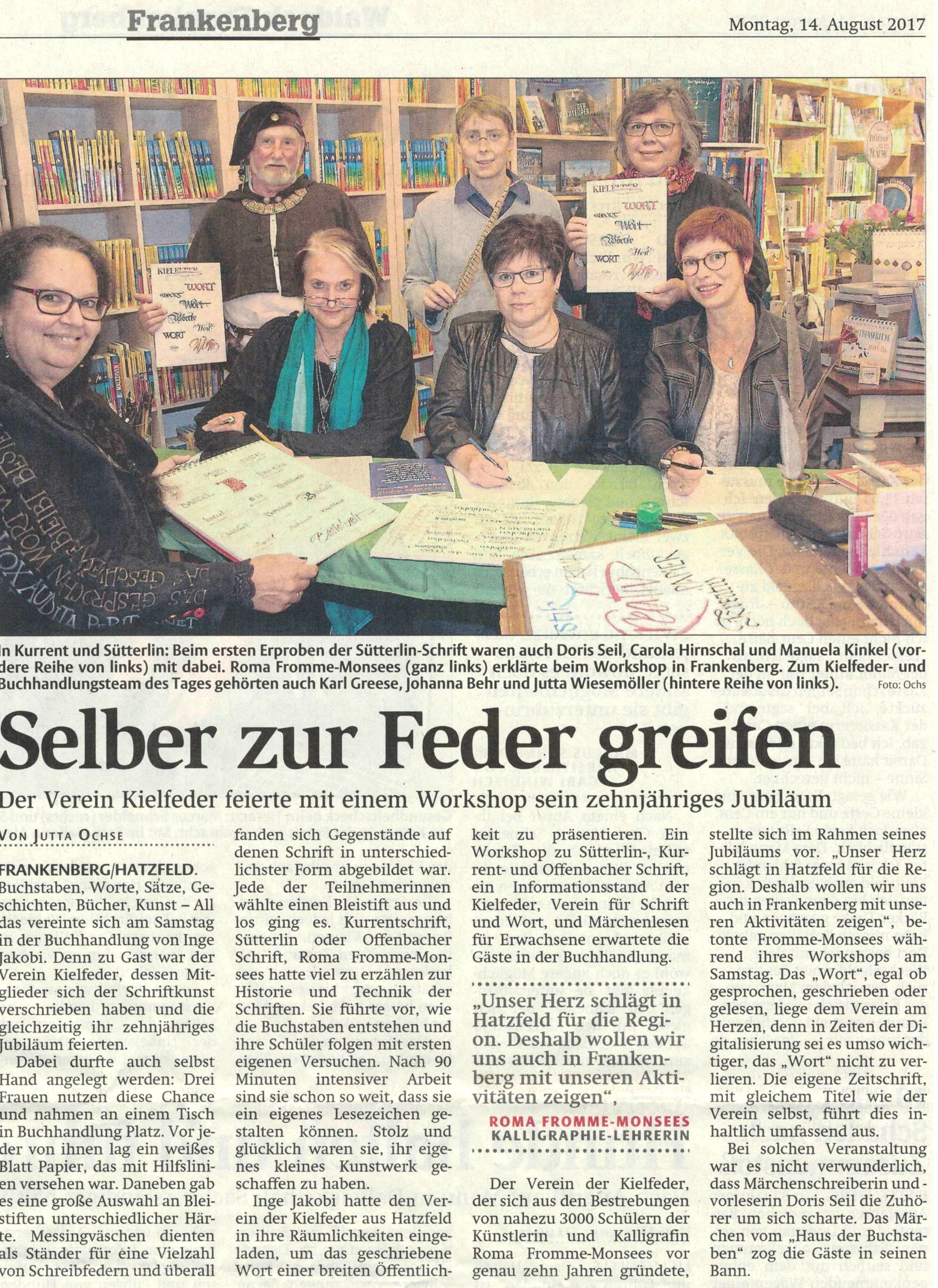presse_25.5.2017 10 Jahre Kielfeder